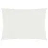 Image de vidaXL Voile d'ombrage 160 g/m² Blanc 4x5 m PEHD