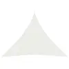Image de vidaXL Voile d'ombrage 160 g/m² Blanc 3x3x3 m PEHD
