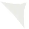 Image de vidaXL Voile d'ombrage 160 g/m² Blanc 3x3x4,2 m PEHD