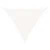 Image de vidaXL Voile d'ombrage 160 g/m² Blanc 3,5x3,5x4,9 m PEHD