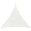 Image de vidaXL Voile d'ombrage 160 g/m² Blanc 5x7x7 m PEHD