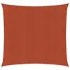 Image de vidaXL Voile d'ombrage 160 g/m² Terre cuite 3x3 m PEHD
