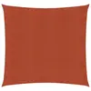 Image de vidaXL Voile d'ombrage 160 g/m² carré terre cuite 3,6x3,6 m PEHD