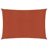 Image de vidaXL Voile d'ombrage 160 g/m² Terre cuite 2,5x4,5 m PEHD