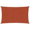 Image de vidaXL Voile d'ombrage 160 g/m² Terre cuite 3x6 m PEHD