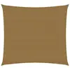 Image de vidaXL Voile d'ombrage 160 g/m² Taupe 7x7 m PEHD