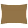Image de vidaXL Voile d'ombrage 160 g/m² Taupe 2x3 m PEHD