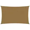 Image de vidaXL Voile d'ombrage 160 g/m² Taupe 2x4 m PEHD