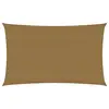 Image de vidaXL Voile d'ombrage 160 g/m² Taupe 2x5 m PEHD