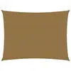 Image de vidaXL Voile d'ombrage 160 g/m² Taupe 2,5x3,5 m PEHD