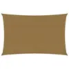 Image de vidaXL Voile d'ombrage 160 g/m² Taupe 2,5x4,5 m PEHD
