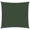 Image de vidaXL Voile d'ombrage 160 g/m² Vert foncé 2,5x2,5 m PEHD