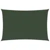 Image de vidaXL Voile d'ombrage 160 g/m² Vert foncé 3x4,5 m PEHD