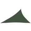 Image de vidaXL Voile d'ombrage 160 g/m² Vert foncé 3x4x5 m PEHD