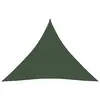 Image de vidaXL Voile d'ombrage 160 g/m² Vert foncé 5x5x5 m PEHD