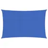 Image de vidaXL Voile d'ombrage 160 g/m² rectangulaire bleu 3x6 m PEHD