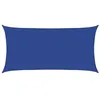 Image de vidaXL Voile d'ombrage 160 g/m² rectangulaire bleu 4x7 m PEHD