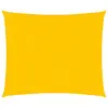 Image de vidaXL Voile d'ombrage 160 g/m² carré jaune 4x4 m PEHD