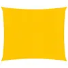 Image de vidaXL Voile d'ombrage 160 g/m² carré jaune 5x5 m PEHD