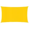 Image de vidaXL Voile d'ombrage 160 g/m² Jaune 2x5 m PEHD
