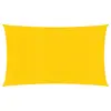 Image de vidaXL Voile d'ombrage 160 g/m² Jaune 2,5x5 m PEHD