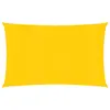 Image de vidaXL Voile d'ombrage 160 g/m² rectangulaire jaune 6x8 m PEHD