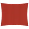 Image de vidaXL Voile d'ombrage 160 g/m² Rouge 2,5x3 m PEHD