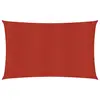 Image de vidaXL Voile d'ombrage 160 g/m² Rouge 3x6 m PEHD