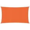 Image de vidaXL Voile d'ombrage 160 g/m² rectangulaire orange 3x6 m PEHD