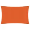 Image de vidaXL Voile d'ombrage 160 g/m² Orange 3,5x4,5 m PEHD