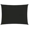 Image de vidaXL Voile d'ombrage 160 g/m² Noir 2x2,5 m PEHD