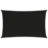 Image de vidaXL Voile d'ombrage 160 g/m² Noir 5x7 m PEHD