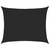 Image de vidaXL Voile d'ombrage 160 g/m² Noir 6x7 m PEHD