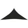 Image de vidaXL Voile d'ombrage 160 g/m² Noir 5x6x6 m PEHD