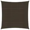 Image de vidaXL Voile d'ombrage 160 g/m² Marron 3x3 m PEHD
