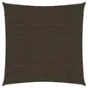 Image de vidaXL Voile d'ombrage 160 g/m² Marron 3,6x3,6 m PEHD