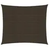 Image de vidaXL Voile d'ombrage 160 g/m² Marron 2x2,5 m PEHD