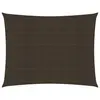 Image de vidaXL Voile d'ombrage 160 g/m² Marron 3x4 m PEHD