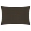 Image de vidaXL Voile d'ombrage 160 g/m² Marron 3x5 m PEHD