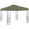 Image de vidaXL Chapiteau de jardin 3x3 m Taupe 180 g/m²
