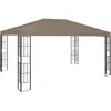 Image de vidaXL Belvédère 4x3 m Taupe