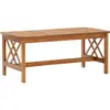 Image de vidaXL Table basse 102x50x43 cm Bois d'acacia solide