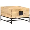Image de vidaXL Table basse 67x67x45 cm Bois de manguier massif