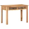 Image de vidaXL Bureau 110x50x75 cm Bois de récupération massif