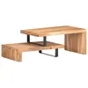 Image de vidaXL Ensemble de 2 tables basses Bois d'acacia massif