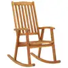 Image de vidaXL Chaise à bascule bois d'acacia massif
