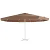 Image de vidaXL Tissu de remplacement pour parasol d'extérieur Sable 515 cm