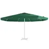 Image de vidaXL Tissu de remplacement pour parasol d'extérieur Vert 515 cm