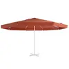 Image de vidaXL Tissu de remplacement de parasol d'extérieur Terre cuite 500 cm