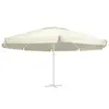 Image de vidaXL Tissu de remplacement pour parasol d'extérieur Sable 610 cm